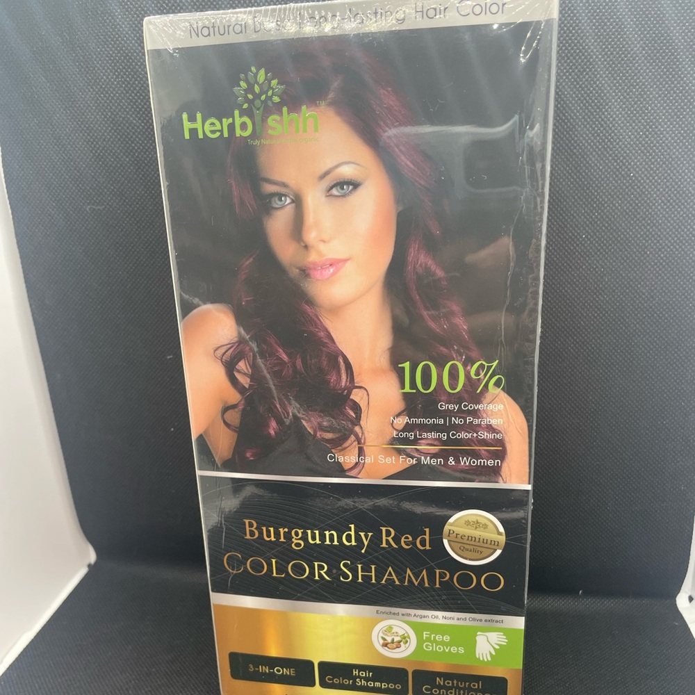Herbishh Burgundy Red Color Shampoo